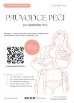 Císařovnám leták Průvodce péčí po císařském řezu