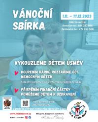 Křídla dětem Vánoční sbírka 23 Benešov