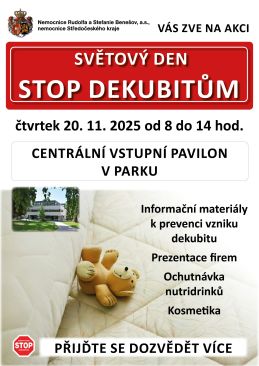 plakát stop dekubitům 2025